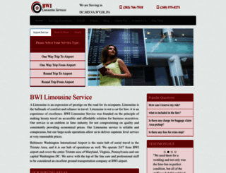 bwilimousineservice.net screenshot