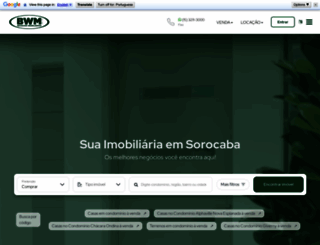 bwmimobiliaria.com.br screenshot