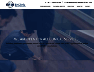 bxclinic.co.uk screenshot