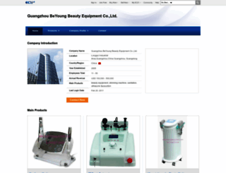 bybeautyequipment.en.ec21.com screenshot