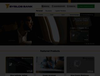 byblosbank.com.lb screenshot