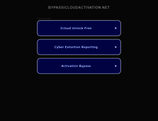 bypassicloudactivation.net screenshot