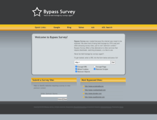 bypasssurvey.com screenshot
