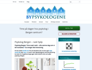 bypsykologene.no screenshot