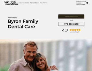 byronfamilydentalcare.com screenshot