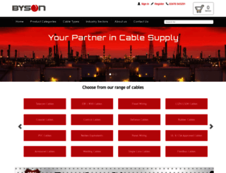 bysoncable.co.uk screenshot