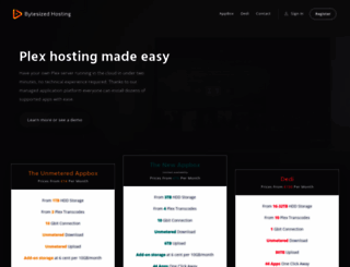bytesized-hosting.com screenshot
