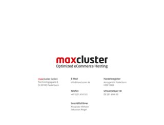 c-25.maxcluster.net screenshot