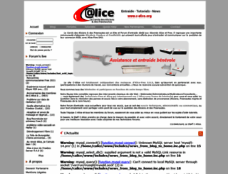 c-alice.org screenshot