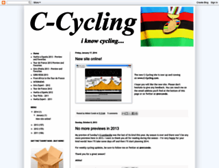 c-cycling.blogspot.dk screenshot