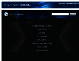 c-to-verilog.com screenshot