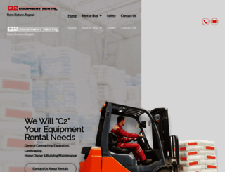 c2equipmentrental.com screenshot