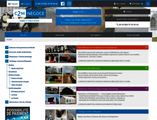 c2m-negoce.com screenshot