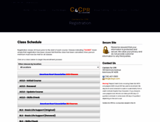 c4cme.enrollware.com screenshot
