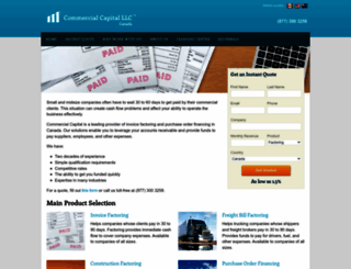 ca.comcapfactoring.com screenshot