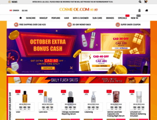 ca.cosme-de.com screenshot