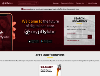 ca.jiffylube.com screenshot