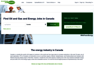 ca.oilandgasjobsearch.com screenshot