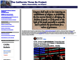 ca3rsproject.org screenshot