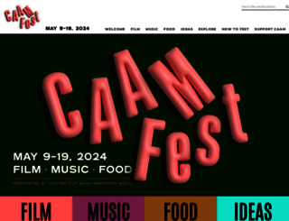 caamfest.com screenshot