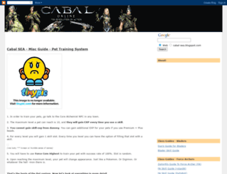 cabal-sea.blogspot.com screenshot