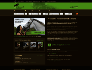 caballo-horsemarket.com screenshot