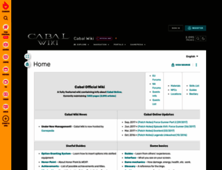 cabalwiki.com screenshot