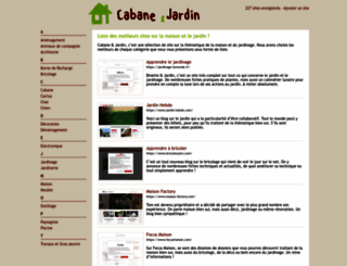 cabane-et-jardin.com screenshot