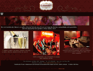 cabaretlounge.com.br screenshot