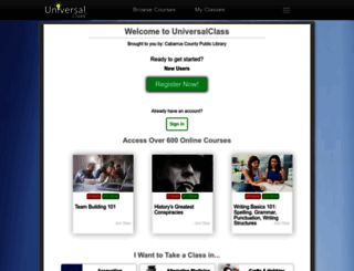 cabarrusnc.universalclass.com screenshot