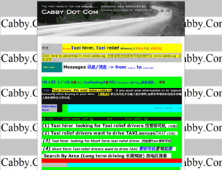 cabby.com.sg screenshot