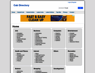 cabdir.com screenshot