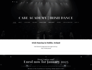 cabeacademy.ie screenshot