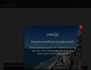 cabedalimoveis.com.br screenshot