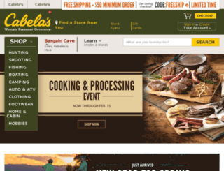 cabelas.fr screenshot