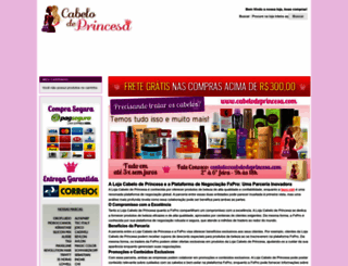 cabelodeprincesa.com screenshot