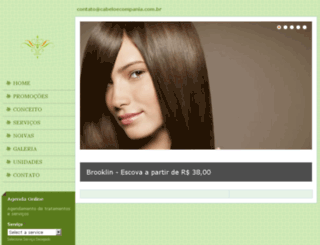 cabeloecompania.com.br screenshot