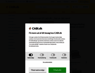 cabi-shop.dk screenshot