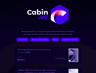 cabin.vc screenshot