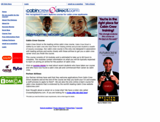 cabincrewdirect.com screenshot