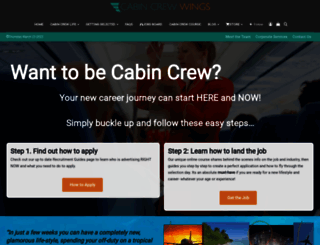 cabincrewwings.com screenshot