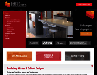 cabinetconnections.com.au screenshot