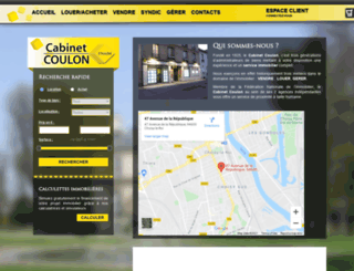 cabinetcoulon.com screenshot