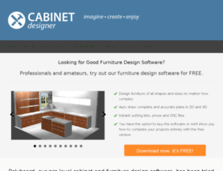 cabinetdesigner.net screenshot