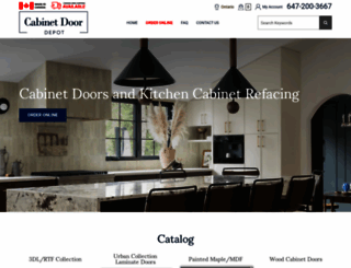 cabinetdoordepot.com screenshot