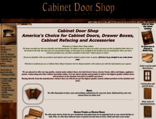 cabinetdoorshop.com screenshot