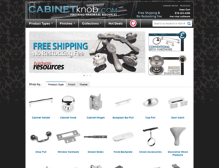 cabinetknob.com screenshot