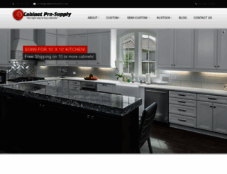 cabinetprosupply.com screenshot