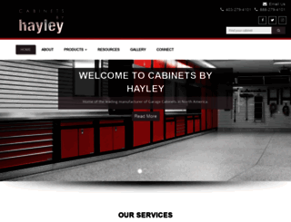 cabinetsbyhayley.com screenshot