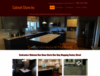 cabinetstoreinc.com screenshot